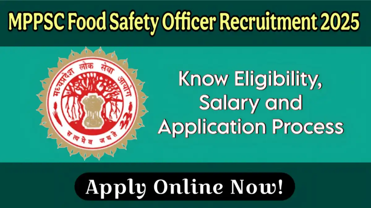 MPPSC Food Safety Officer Recruitment 2025