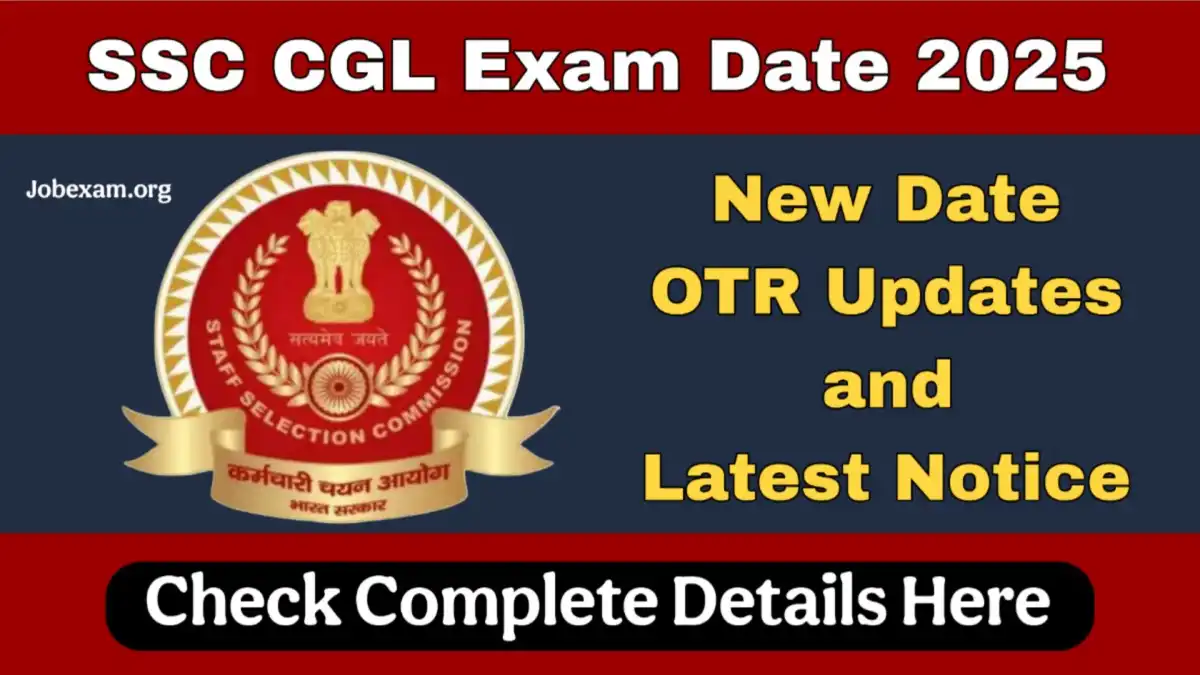 SSC CGL Exam Date 2025