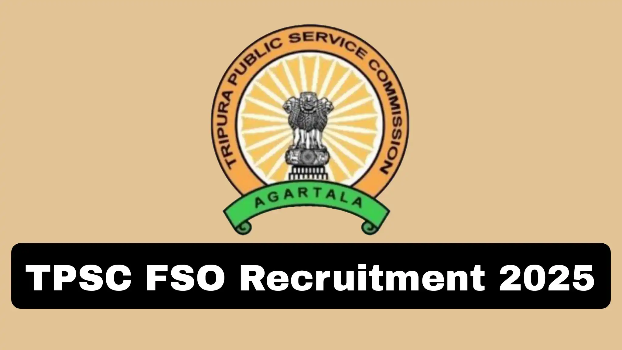 TPSC FSO Recruitment 2025